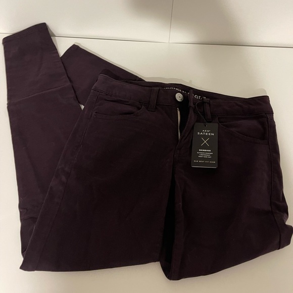 American Eagle coloured skinny Jean- Size 4 - Picture 2 of 2